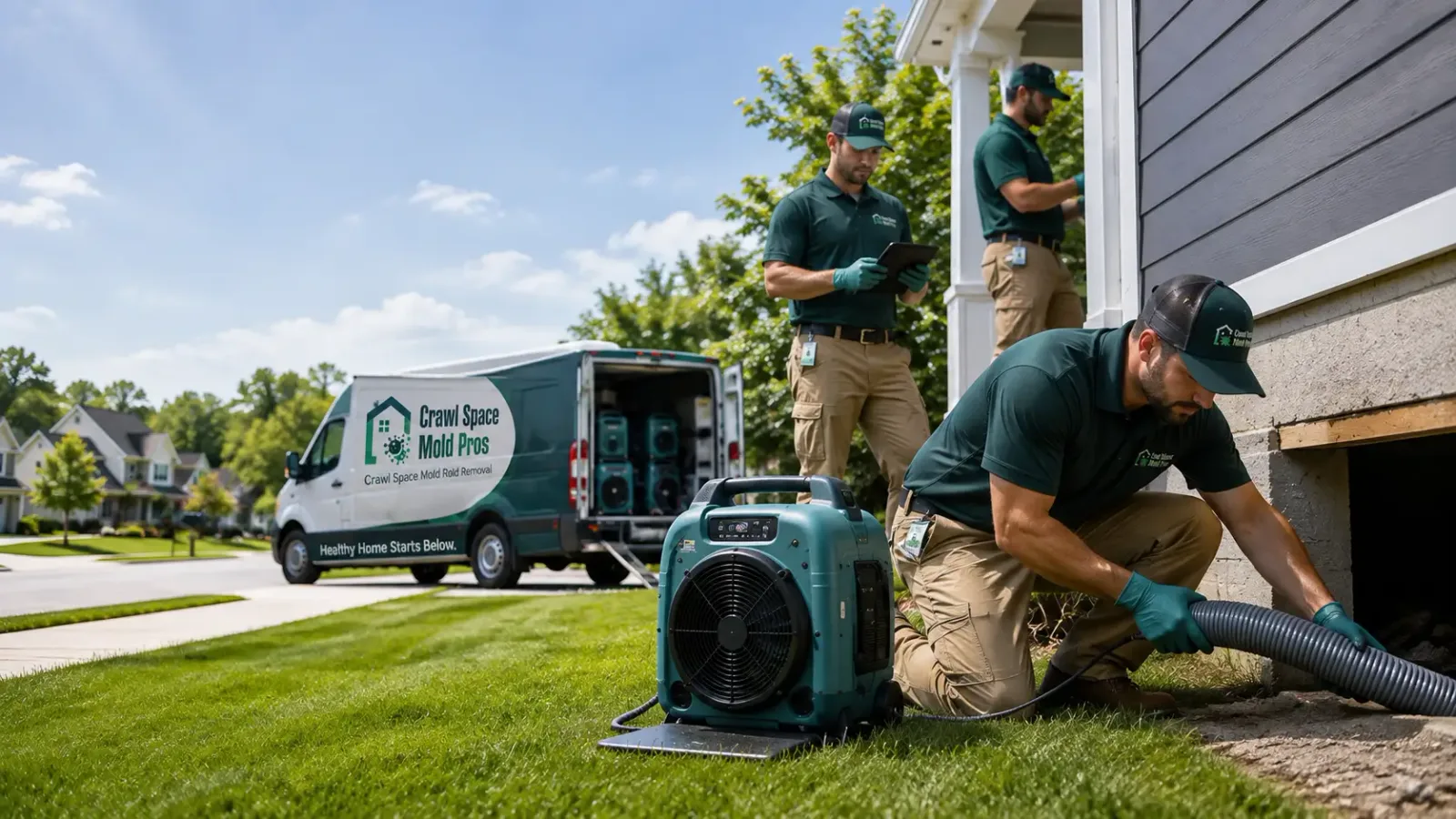 Crawl Space Mold Removal in Folsom, PA